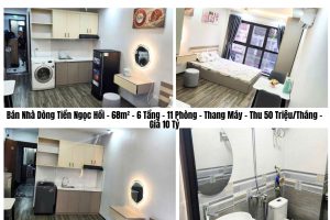 Bán Nhà Dòng Tiền Ngọc Hồi – 68m² – 6 Tầng – 11 Phòng – Thang Máy – Thu 50 Triệu/Tháng – Giá 10 Tỷ