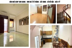 BÁN NHÀ 55M² KIM GIANG – 10M RA Ô TÔ TRÁNH – SÁT UBND – SỔ NỞ HẬU – GIÁ 9 TỶ