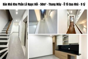 Bán Nhà Khu Phân Lô Ngọc Hồi – 50m² – Thang Máy – Ô Tô Qua Nhà – 9 tỷ