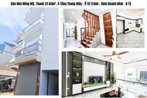 Bán Nhà Đông Mỹ, Thanh Trì  63m², 4 Tầng Thang Máy – Ô Tô Tránh – Kinh Doanh Đỉnh – 8 Tỷ