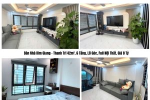 Bán Nhà Kim Giang – Thanh Trì 42m², 6 Tầng, Lô Góc, Full Nội Thất, Giá 8 Tỷ