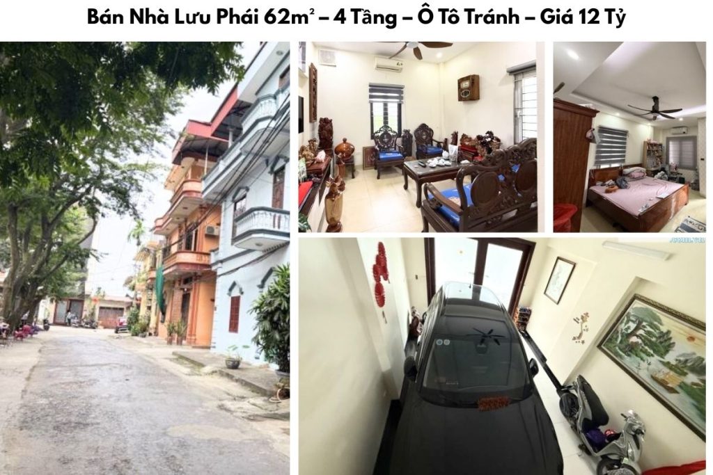 Bán Nhà Lưu Phái 62m² – 4 Tầng – Ô Tô Tránh – Giá 12 Tỷ