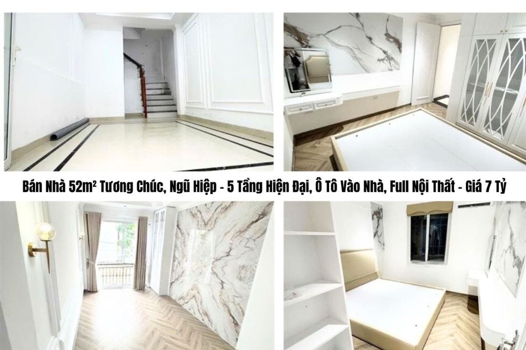 Bán Nhà 52m² Cổ Điển A – 5 Tầng, 4PN, Ngõ Rộng Thoáng, Sổ Đỏ Chính Chủ – Giá 7 Tỷ